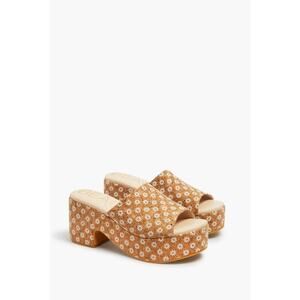 Womens Beach by Matisse Tammy Daisy Wedge Platform Sandals Size 10 ~ 3" Heel